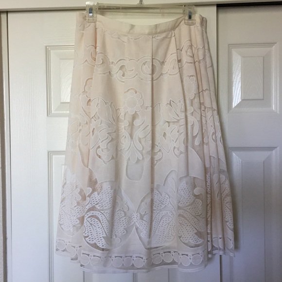 FINAL SALE! NWT Midi Lace Skirt - Picture 4 of 6